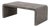 Karl Springer Style Gray Grasscloth Coffee Table For Sale