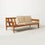 Mid-Century Modern Teak 3-Seater Sofa by Arne Wahl Iversen for Komfort, Denmark, 1960s For Sale - Image 6 of 12
