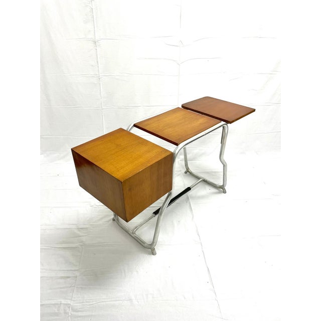 Tubular Typing Desk, 1960s For Sale - Image 9 of 13