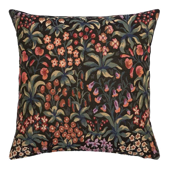 Thousand Flowers Regular Cushion With Feather Filler - 46x46cm (18"x18") For Sale