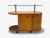 Art Deco Erik Mattsson, Art Deco, Marquetry, Glass, Rare Bar Cart, Sweden C. 1939 For Sale - Image 3 of 16