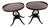 Pair of 1940s Mersman Duncan Phyfe Style Mahogany Lyre Base Side Tables / End Tables For Sale