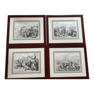 Set of Four, Original Etchings of Roman History, 1817 For Sale