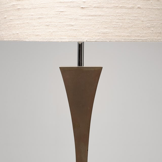 Metal Nickel-Plated Brass Table Lamp by Grillo & Tonello for High Society, Italy, 1972 For Sale - Image 7 of 14