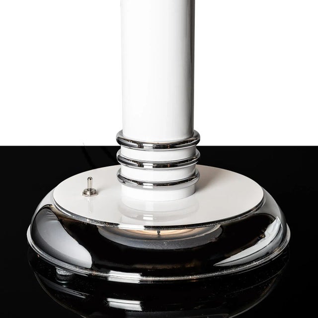 Art deco, 1928 manufactured by the halais factory, paris dimensions: h 61cm x ø 54 cm base 25 cm the metal is painted...