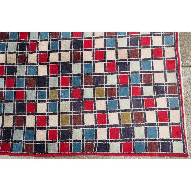 Galerie Shabab Collection Vintage Persian Kashan Modernist Rug For Sale In New York - Image 6 of 7