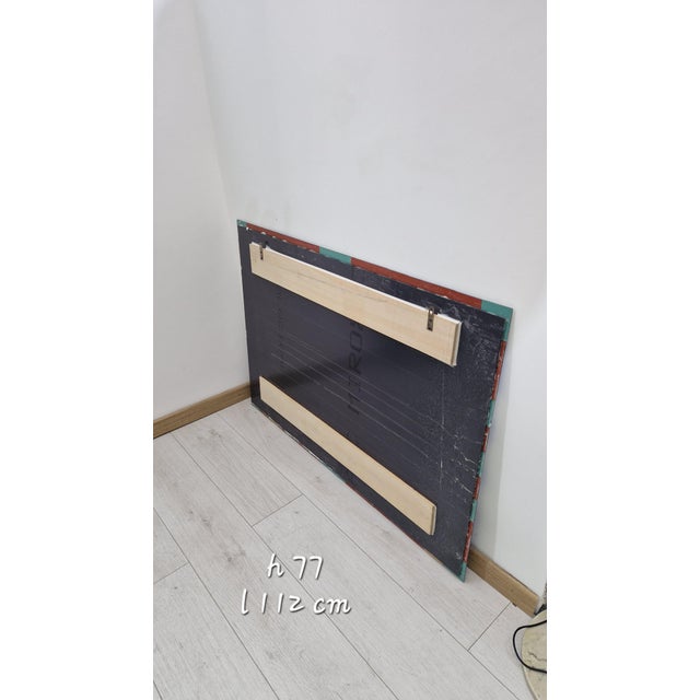 Mirror with Finely Ground 2-Tone Gems, 1990s For Sale - Image 10 of 11