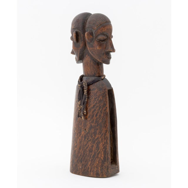 Brown African Yaka Double-Headed Slit Drum For Sale - Image 8 of 10