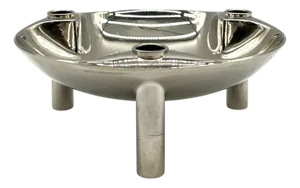 Modular Candleholder in Chrome-Plated Stainless Steel by Fritz Nagel for BMF, 1960s