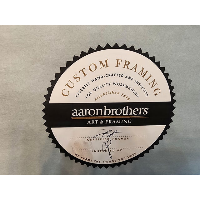 Paper Giovanni Battista Piranesi 1778 Etching " Di Campo Vaccino Beautifully Matted and Framed Reproduction Print For Sale - Image 7 of 9