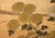 Sienna "Flowers of the Four Seasons", 1970s Showa Era Japanese Painted Byobu Screen For Sale - Image 8 of 18