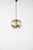 Putzler futura large model pendant with the distinctive ‘wave’ in the glass. This piece has a brass base with a smoked...