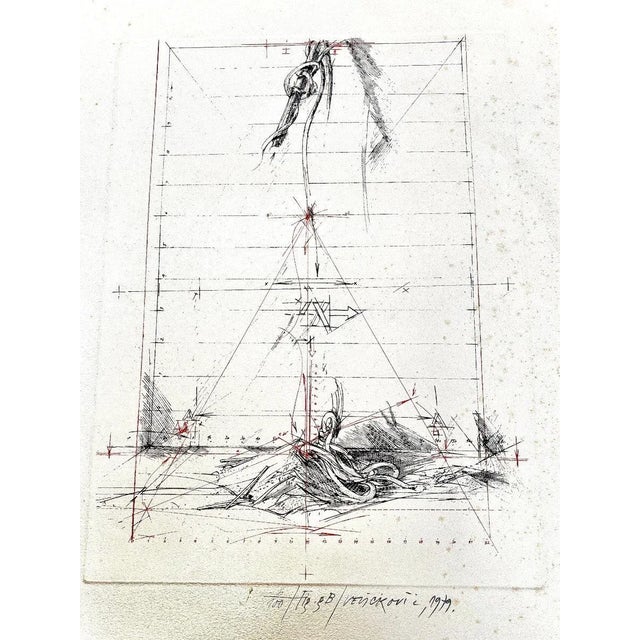 Vladimir Velickovic, 1979, Lithograph For Sale - Image 4 of 6