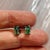 Natural Emerald Stud Earrings 14k White Gold 1.25 Cts Certified For Sale - Image 4 of 8