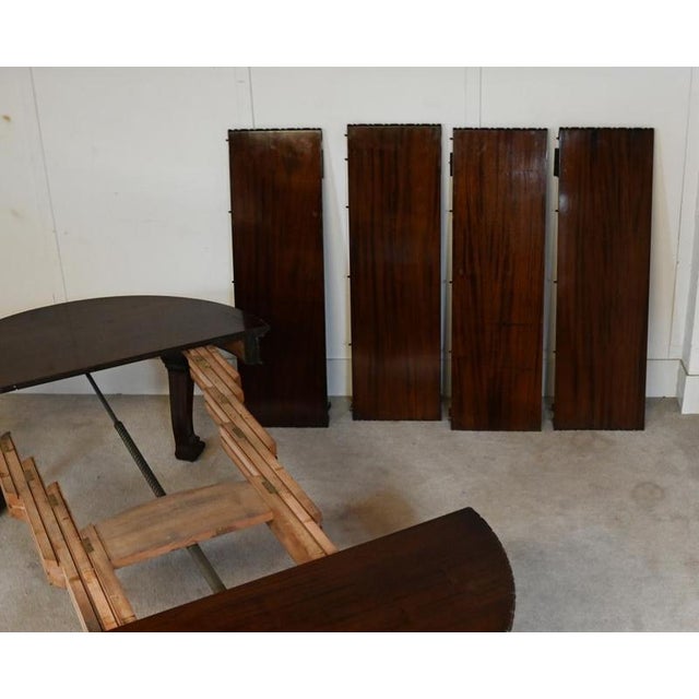 Victorian Mahogany Dining Set from Gillows of Lancaster, 1890, Set of 9 For Sale - Image 10 of 13