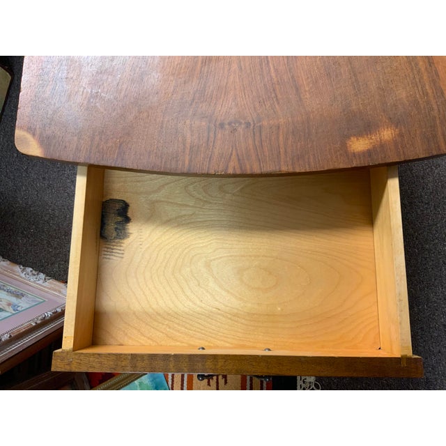 Mid 20th Century Table With Rotary Drawer For Sale - Image 11 of 16