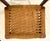 Brown MCM Scandinavian Modern Folding Gentleman’s Valet Chair With Woven Seat For Sale - Image 8 of 11
