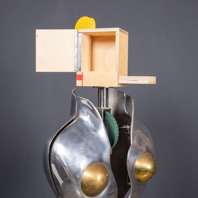 Polished Metal Torso Valet Stand, Circa 1980 For Sale - Image 10 of 18