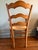 1990s Pair of Ladder Back Straw Seat Chairs For Sale In Chicago - Image 6 of 11