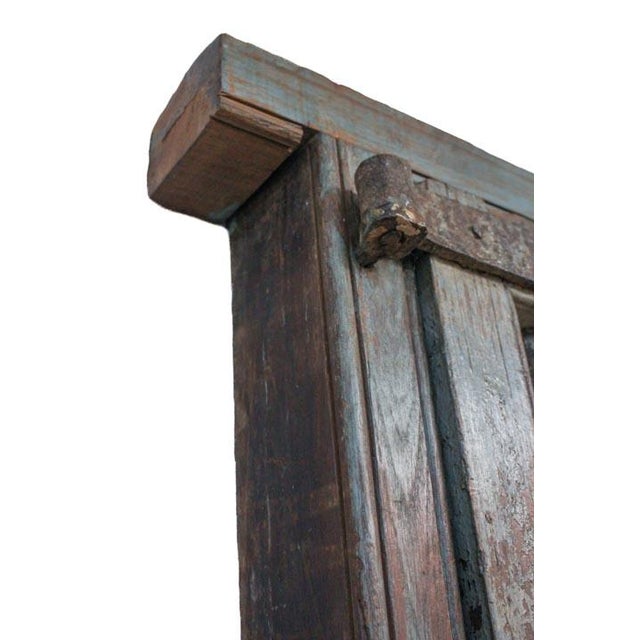 Wood & Iron Wine Cellar Door For Sale - Image 10 of 10