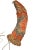 Woven Papua New Guinea Koteka on Custom Stands- A Pair For Sale - Image 4 of 5