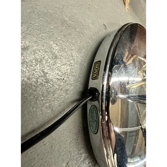 Mid-Century Modern 1960s Mid-Century Modern Space Age Chrome Mushroom Floor Lamp For Sale - Image 3 of 6