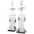 Stacked Lucite Helix Table Lamps - a Pair For Sale In New York - Image 6 of 6
