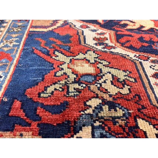 Persian Antique Persian Afshar Rug 4’0" X 5’1" For Sale - Image 3 of 7