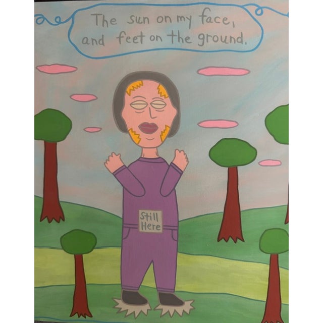 Original folk art painting from renowned Key West Lenny Addorisio. Acrylic painting done on wood canvas in 2026. The...