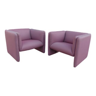 Vintage Metropolitan Furniture Lounge Chairs Attributed to Brian Kane - a Pair For Sale