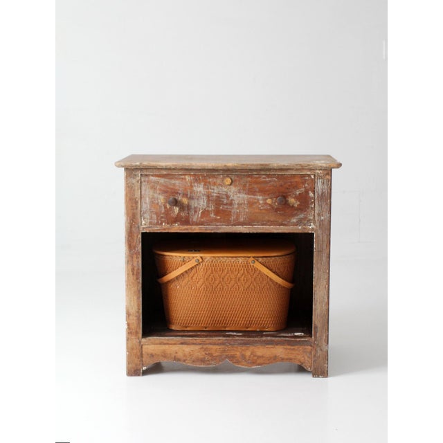 Farmhouse Antique Farmhouse Cabinet For Sale - Image 3 of 18
