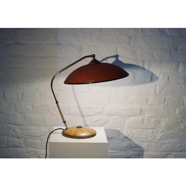 Mid-Century Modern Vintage Desk Lamp from Temde Leuchten, 1950s For Sale - Image 3 of 7