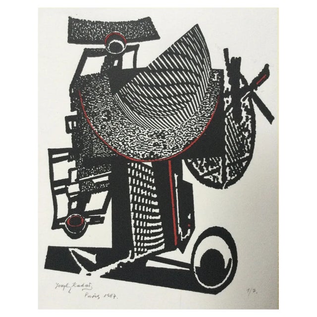 Joseph Kadar, Composition, 1987, Lithograph For Sale