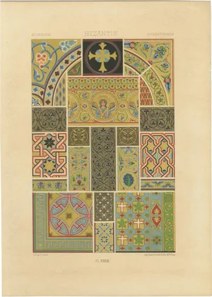 Duran after Albert Racinet, XXXIII of L’Ornement Polychrome, 1869, Paper