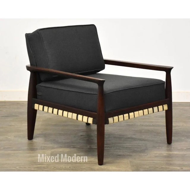 Mahogany Mid Century Modern Lounge Chair For Sale - Image 11 of 11