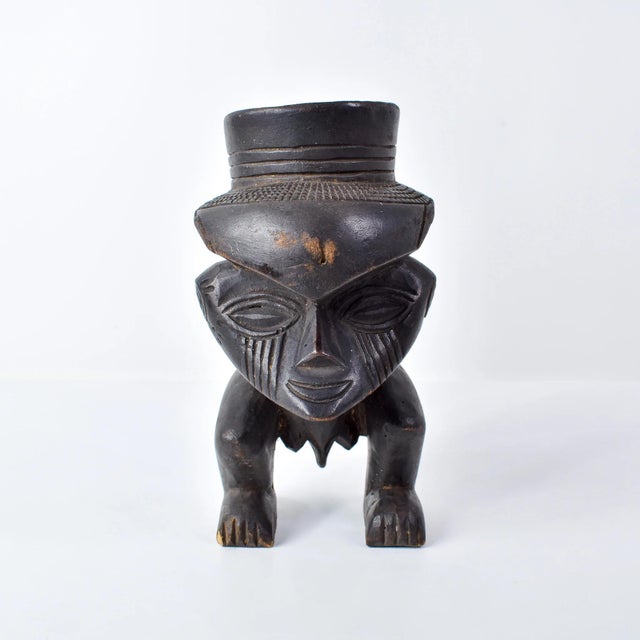 Early 20th Century Kuba Lele Figural Cup For Sale - Image 4 of 18