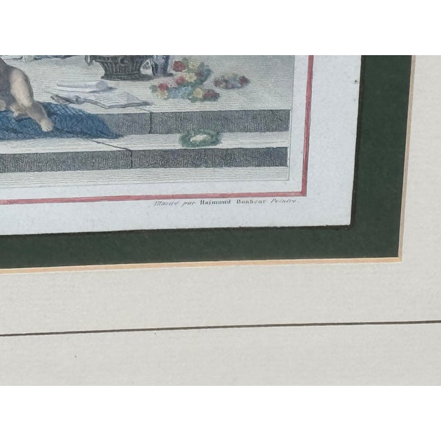 Printmaking Materials Vintage Framed Soicher Marin “Europe” Print For Sale - Image 7 of 9
