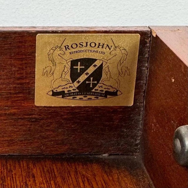 Brown Small 20th Century Mahogany Cabinet For Sale - Image 8 of 9