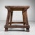 Vintage Japanese Wooden Mingei Stool, 1920s For Sale - Image 4 of 9