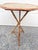 English Country Home Antique English Tiger Bamboo Table For Sale - Image 4 of 8