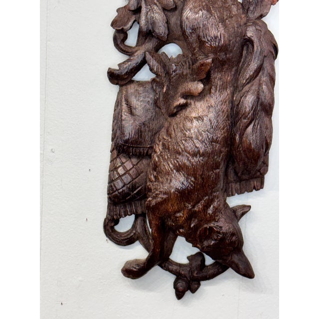 19th Century Black Forest Plaque Fox Motif For Sale - Image 10 of 11
