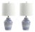 Martin Table Lamp in White - a Pair For Sale