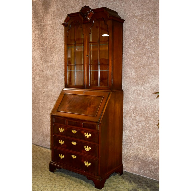 Vintage Traditional Kittinger One Piece Walnut Secretary Desk Chairish