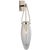 Chapman & Myers for Visual Comfort Signature Myla Medium Bracketed Sconce in Polished Nickel with Clear Glass For Sale