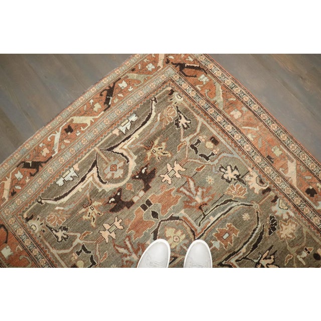 Antique Bidjar Rug - 5'3" x 6'11" For Sale - Image 4 of 11