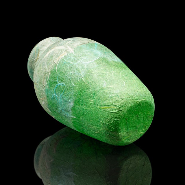 Glass 2000's Small Contemporary Posy Jar For Sale - Image 7 of 8