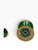 Glass Vintage Murano Emerald Green "Tre Fuochi" 24k Gold Venetian Glass Lidded Urn For Sale - Image 7 of 8