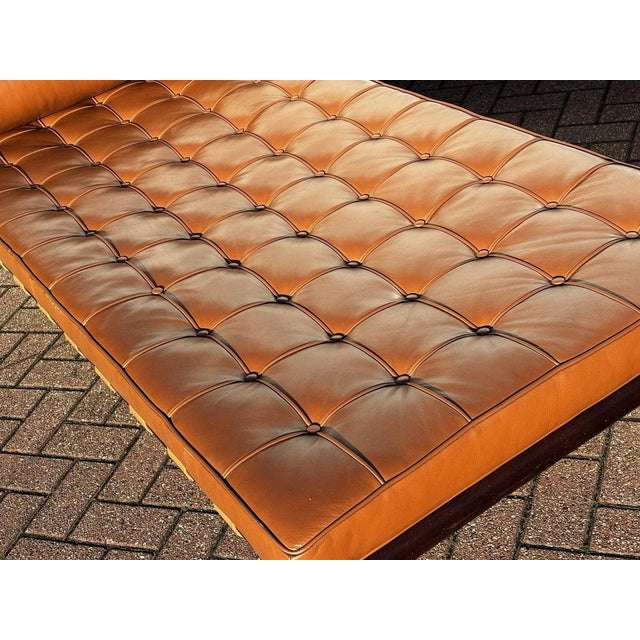 Barcelona Daybed in Tan Leather For Sale - Image 6 of 14