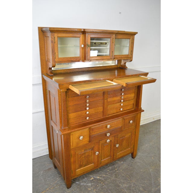 Antique Oak Dentist by The American Co. Chairish