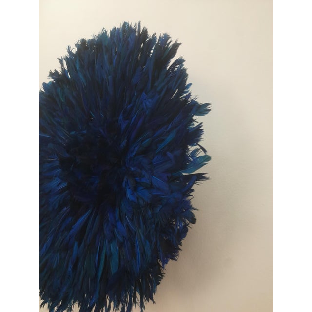 Early 21st Century Juju Hat Navy Blue of 20" - 50 Cm For Sale - Image 5 of 6